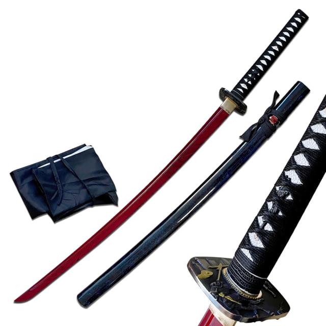 Master Cutlery Tactical Samurai Sword 28 in 1045 Carbon Steel Wood - Master Cutlery