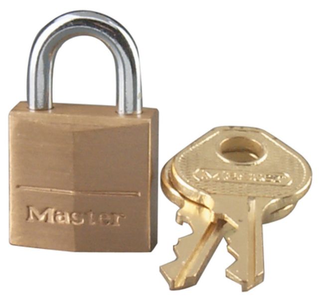 Master Lock Pin Tumbler Solid Brass Locks Keyed Differently
