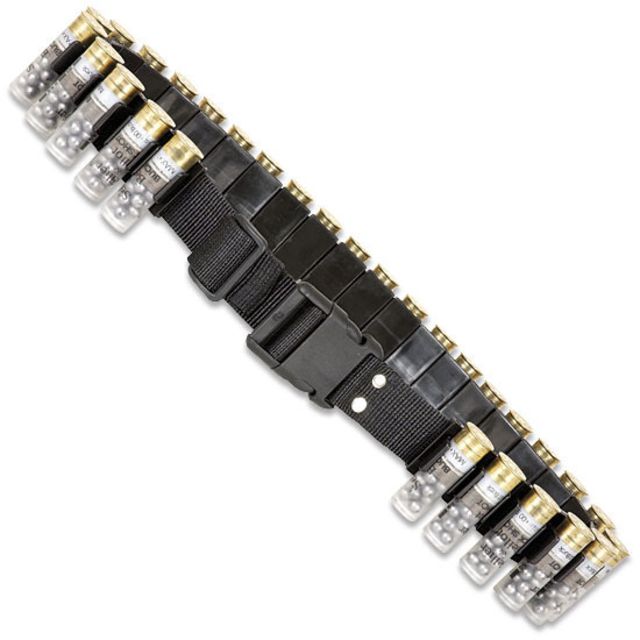 Master's Holsters Clip-on Plastic Shotgun Shell Belt 12 GA 30 Shells Black - Master's Holsters