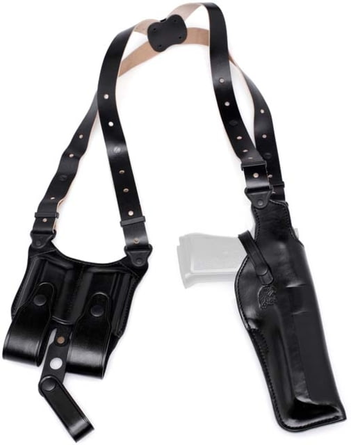 Master's Holsters Vertical Shoulder Holster Magnum Research Desert Eagle Right Hand Plain Black - Master's Holsters