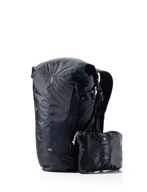 Matador Waterproof Packable Backpack Packed Black 18L - Matador