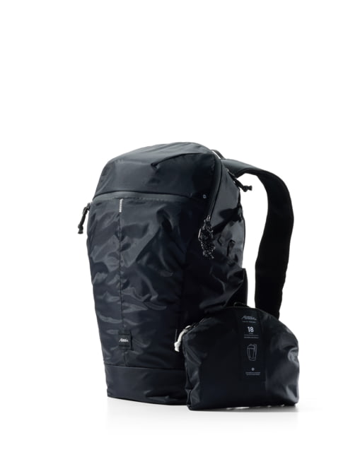 Matador Zipper Packable Backpack Packed Black 18L - Matador