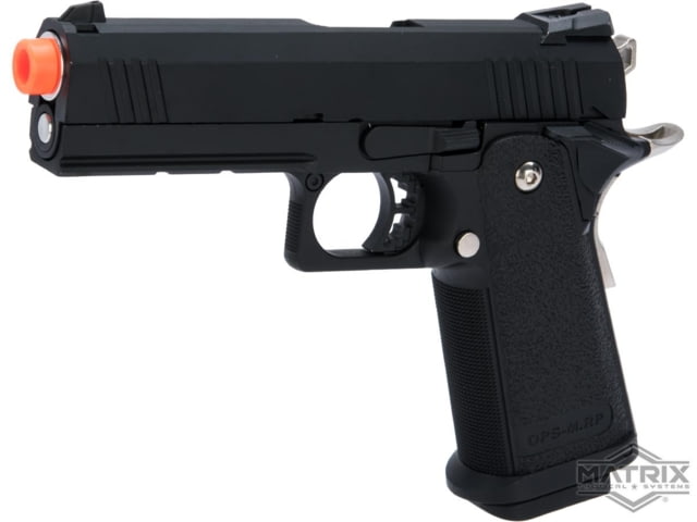 Matrix Hi-Capa Gas Blowback Airsoft Pistol 4.3in Black - Matrix