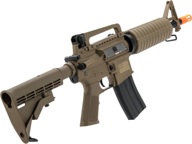 Matrix Sportsline M4 Airsoft AEG Rifle w/G2 Micro-Switch Gearbox M4 Commando Dark Earth Large - Matrix