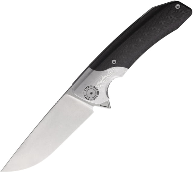 Maxace Goliath 2.0 Folding Knife 5.5in Closed 4.5in Stonewash CPM S90V Stainless Drop Point Blade Carbon Fiber Handle - Maxace
