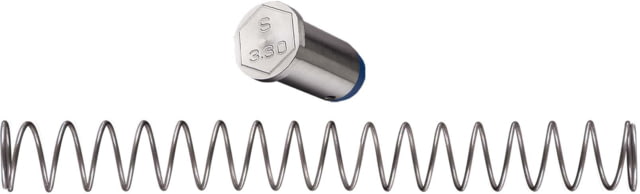 Maxim Defense Industries CQB Buffer & Spring - STD - 3.3 oz. Silver/Blue
