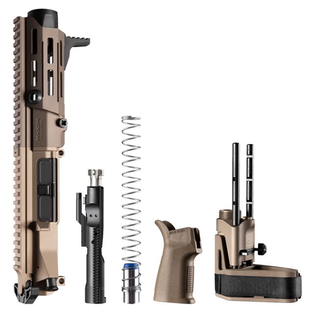 Maxim Defense Industries MDX 505 PDX SCW PDW Brace Upper Kit 7.62x39 14in Hate Brake 5/8-24 Thread 5.5in Barrel Type III Hardcoat Anodized Arid Earth