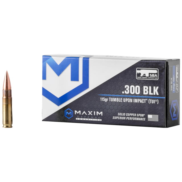 Maxim Defense SBA Short Barrel Ammunition