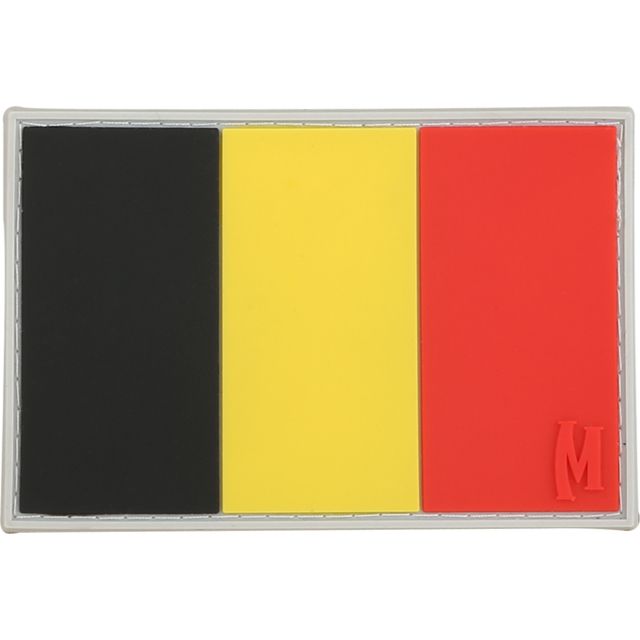 Maxpedition Belgium Flag Patch, Full Color, 3in x 2in BELGC by USA Maxpedition Patches & Flags