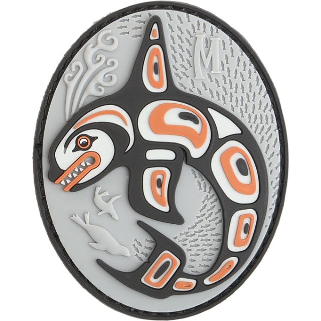 Maxpedition Killer Whale Patch Full Color 2.4in x 3in - Maxpedition