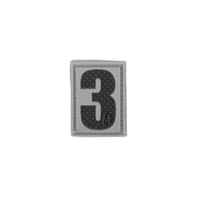 Maxpedition Number 3 Morale Patch, SWAT, 0.84in x 1.18in NUM3S by USA Maxpedition Patches & Flags