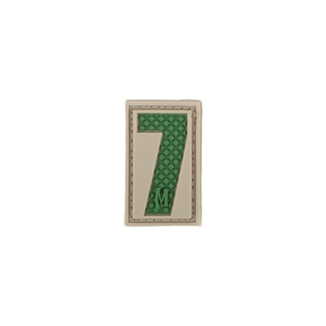 Maxpedition Number 7 Morale Patch, Arid, 0.7in x 1.18in NUM7A by USA Maxpedition Patches & Flags
