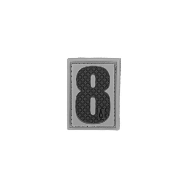 Maxpedition Number 8 Morale Patch, SWAT, 0.84in x 1.18in NUM8S by USA Maxpedition Patches & Flags