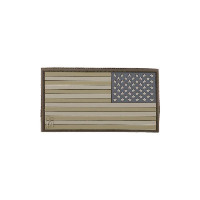 Maxpedition Reverse USA Flag Patch Small Arid 2in x 1in - Maxpedition