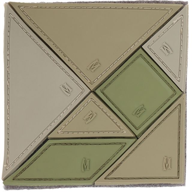 Maxpedition Tangram 7-Piece Patch, Arid, 3in x 3in TANGA by USA Maxpedition Patches & Flags