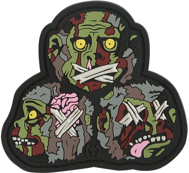 Maxpedition 3 Wise Monkeys Tactical, Black, MONOS by USA Maxpedition Patches & Flags