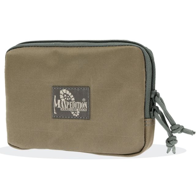 Maxpedition Hook-&-Loop 5x7in Zipper Pocket Khaki-Foliage - Maxpedition