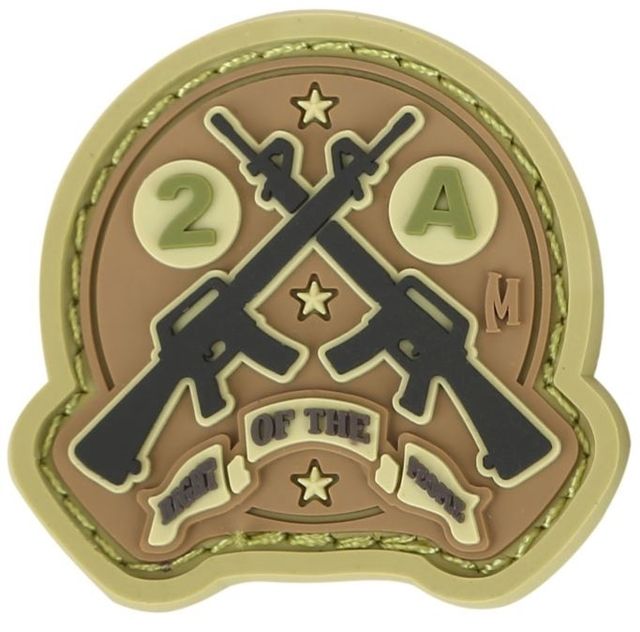 Maxpedition AR15 2A Morale Patch,1.4x1.3in,Arid AR2AA by USA Maxpedition Patches & Flags