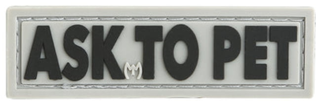 Maxpedition Ask To Pet Tactical, Black, ATPTS by USA Maxpedition Patches & Flags