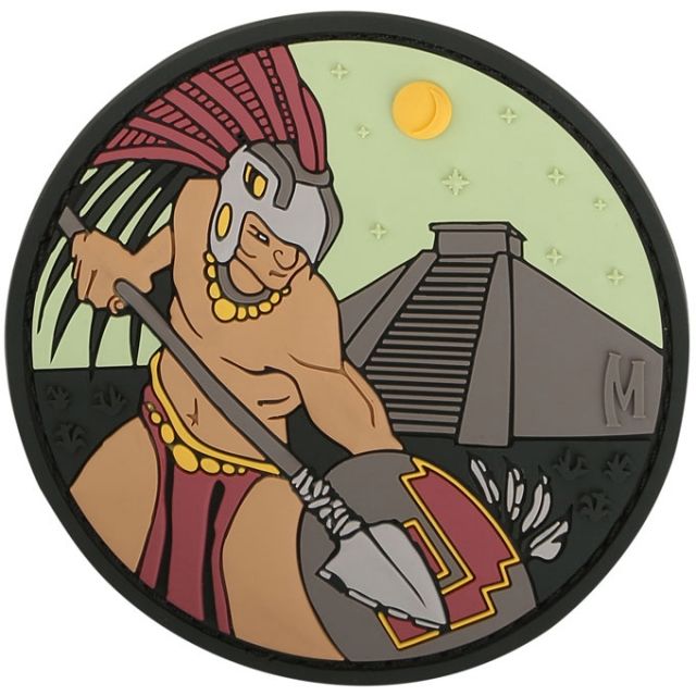 Maxpedition Aztec Warrior Morale Patch,Full Color AZTCC by USA Maxpedition Patches & Flags