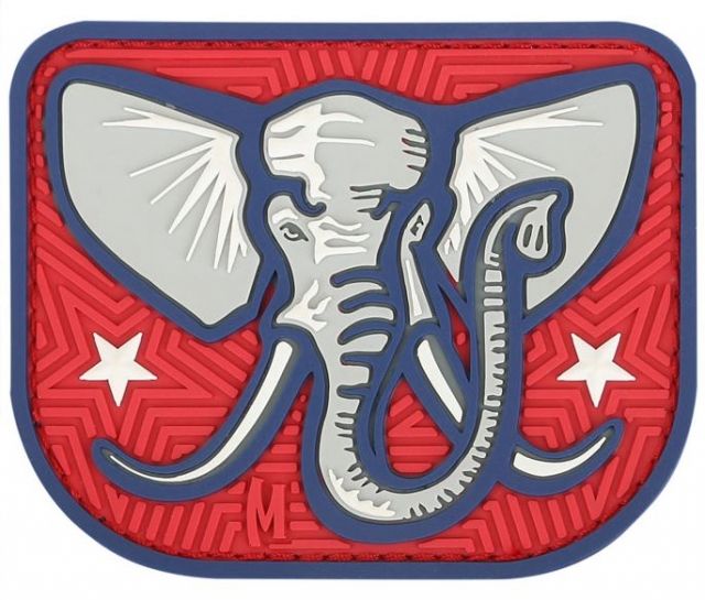 Maxpedition Elephant Morale Patch,2.9x2.4in,Full Color ELPHC by USA Maxpedition Patches & Flags