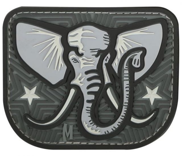 Maxpedition Elephant Morale Patch2.9x2.4inSWAT - Maxpedition