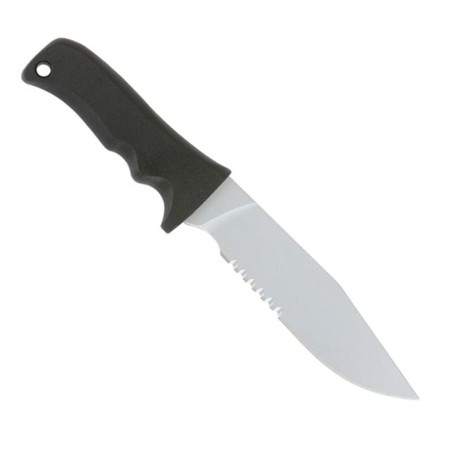 Maxpedition Large Short Clip Point Fixed Blade Knife Partially Serrated - Maxpedition