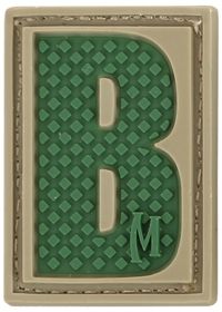 Maxpedition Letter Patch B, Arid LETBA by USA Maxpedition Patches & Flags