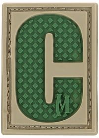Maxpedition Letter Patch C, Arid LETCA by USA Maxpedition Patches & Flags