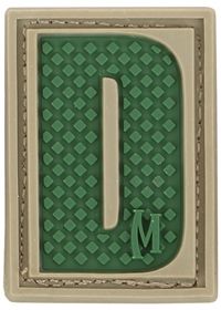 Maxpedition Letter Patch D, Arid LETDA by USA Maxpedition Patches & Flags