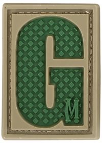 Maxpedition Letter Patch G, Arid LETGA by USA Maxpedition Patches & Flags