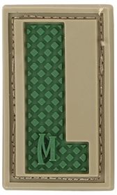 Maxpedition Letter Patch L, Arid LETLA by USA Maxpedition Patches & Flags