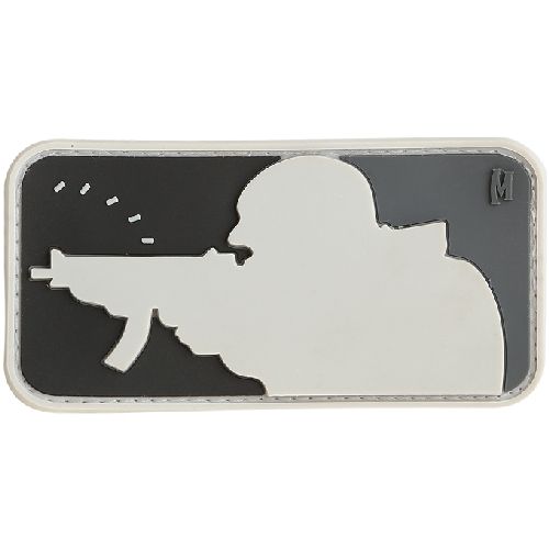 Maxpedition Major League Shooter Morale Patch Gray - MLSHS - Maxpedition