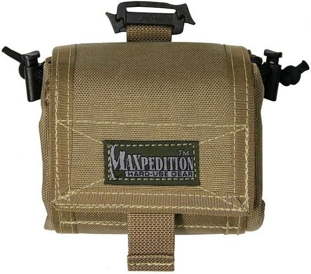 Maxpedition Mega RollyPoly Folding Dump Pouch - Khaki