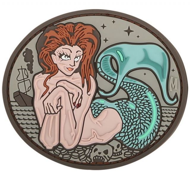Maxpedition Mermaid Morale Patch3.02x2.62inArid - Maxpedition