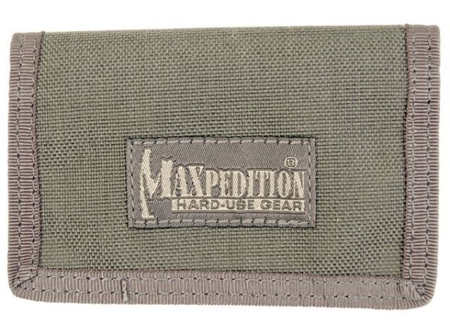Maxpedition Micro Wallet w/ External Slip Compartment - Foliage Green - Maxpedition