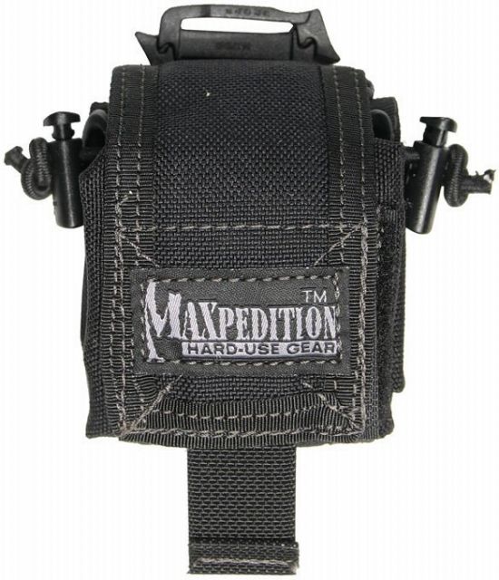 Maxpedition Mini RollyPoly Small Folding Utility Pouch - Black - Maxpedition