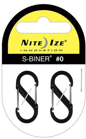 Nite Ize Black S-Biner - Plastic Clip #8 NiteIZE