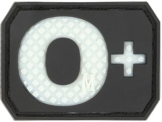 Maxpedition O+ POS Blood Type Patch, Glow BTOPZ by USA Maxpedition Patches & Flags