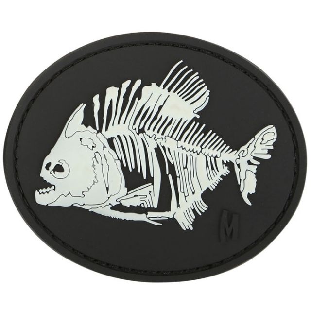 Maxpedition Piranha Bones Morale PatchGlow - Maxpedition