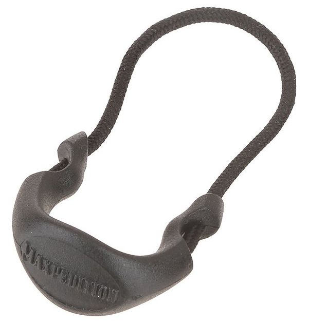 Maxpedition PZL Positive Grip Large Zipper Pull Black - Maxpedition