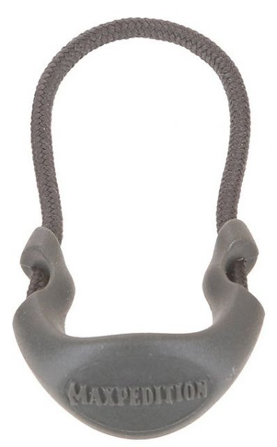 Maxpedition PZL Positive Grip Large Zipper Pull Gray - Maxpedition