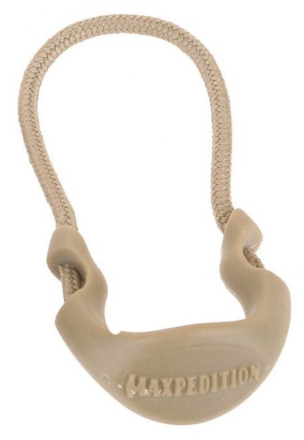 Maxpedition PZL Positive Grip Large Zipper Pull Tan - Maxpedition
