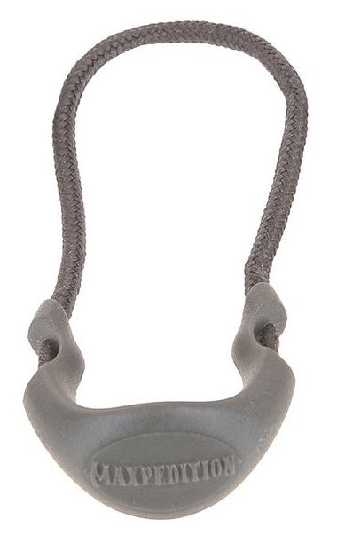 Maxpedition PZS Positive Grip Small Zipper Pull Gray - Maxpedition
