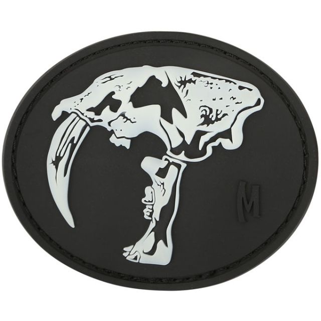 Maxpedition Sabertooth Skull Morale PatchGlow - Maxpedition