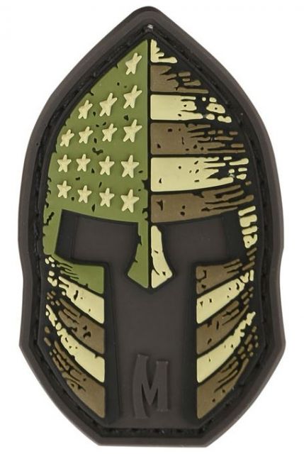 Maxpedition Stars and Stripes Spartan Morale Patch2x1.2inArid