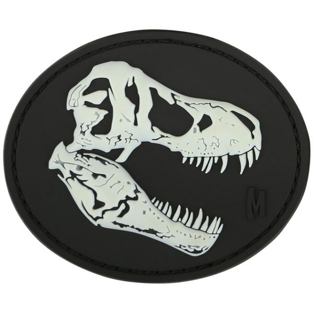 Maxpedition T Rex Skull Morale Patch,Glow TREXZ by USA Maxpedition Patches & Flags