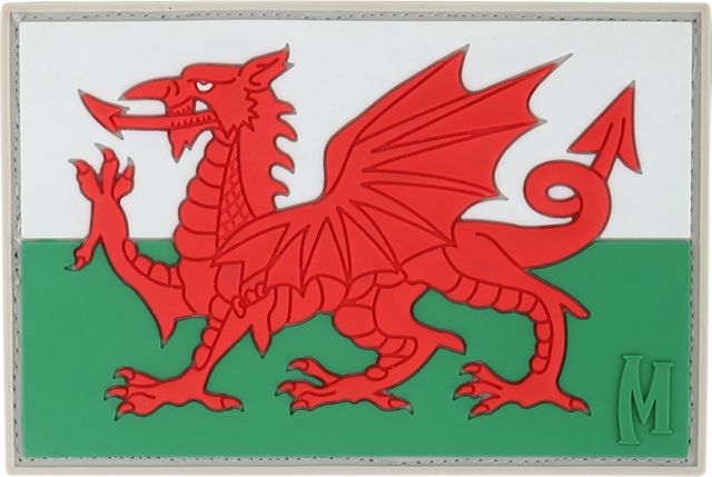 Maxpedition Welsh Flag, Full Color WALEC by USA Maxpedition Patches & Flags