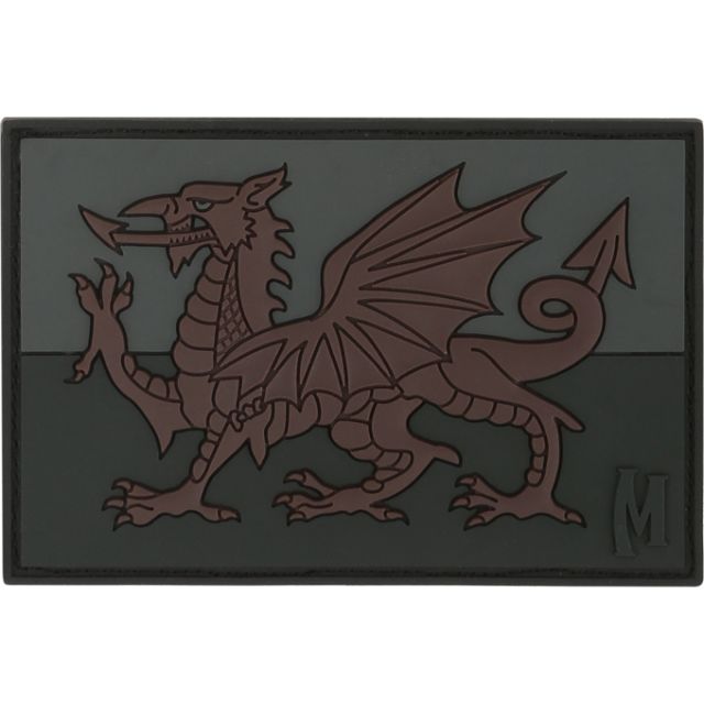 Maxpedition Welsh Flag Morale Patch,Stealth WALEX by USA Maxpedition Patches & Flags