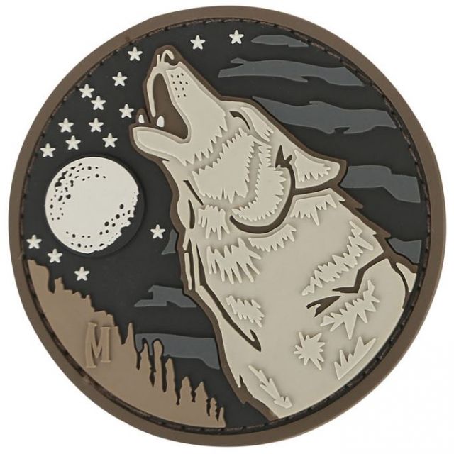 Maxpedition Wolf Morale Patch2.4x2.4inArid
